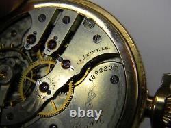 1903 Hampden Gen Stark 16s 17j Gold Filled Mens Pocket Watch Fine Case -repair