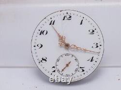 1903 Omega 19 1/4 Ligne 16s Pocket Watch Movement Runs