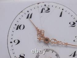 1903 Omega 19 1/4 Ligne 16s Pocket Watch Movement Runs