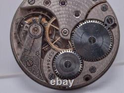 1903 Omega 19 1/4 Ligne 16s Pocket Watch Movement Runs