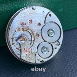1904 Waltham Grade Vanguard 18S 23 Jewels Pocket Watch Movement PARTS / REPAIR