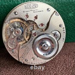 1905 Illinois Sangamo 16S 21 Jewels Railroad Grade Pocket Watch Movement Parts