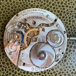 1906 Hamilton Grade 975 16S 17 Jewels Hunter Case Pocket Watch Movement Parts