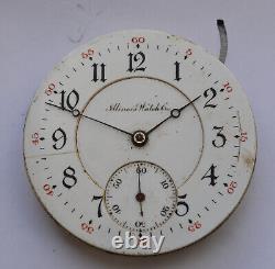 1907 Illinois POCKET WATCH Open Face 16s MOVEMENT Model 5 Grade 185 PARTS REPAIR