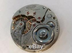 1907 Illinois Pocket Watch Sangamo 21 jewels 16S Movement with good balance