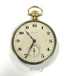 1907 Waltham Royal 14 Size 17J Mod. Colonial Series Pocket Watch Movement Runs