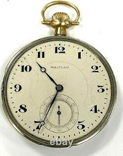 1907 Waltham Royal 14 Size 17J Mod. Colonial Series Pocket Watch Movement Runs