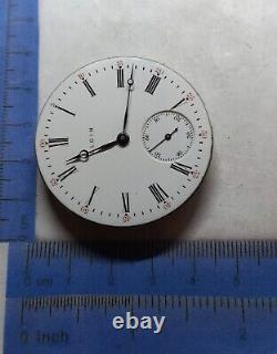 1908 Elgin Natl. Watch Co. 16 Size Pocket Watch Movement 15j. Pendant Set, Hunter