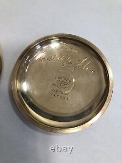 1908 Waltham 1883 Movement Open Face P. S. Bartlett Gold Filled Pocket Watch