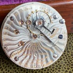 1910 Ball Grade 999A 18S 21 Jewels Railroad Pocket Watch Movement Parts Repair