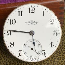 1910 Ball Grade 999A 18S 21 Jewels Railroad Pocket Watch Movement Parts Repair