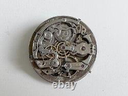 1910 Ulysse Nardin Repeater Chronograph Pocket Watch Movement Lot 1034