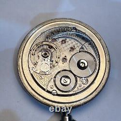 1911 Waltham Vanguard 23 Jewel 18s Railroad Pocket Watch Mint Dial Runs Great