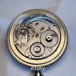 1911 Waltham Vanguard 23 Jewel 18s Railroad Pocket Watch Mint Dial Runs Great