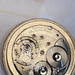 1911 Waltham Vanguard 23 Jewel 18s Railroad Pocket Watch Mint Dial Runs Great