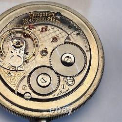 1911 Waltham Vanguard 23 Jewel 18s Railroad Pocket Watch Mint Dial Runs Great