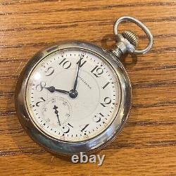 1911 Waltham Vanguard 23 Jewel 18s Railroad Pocket Watch Mint Dial Runs Great