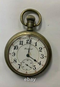 1912 Rockford 675 16s 17Jewels DS Dial Pocket Watch Running