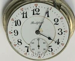 1912 Rockford 675 16s 17Jewels DS Dial Pocket Watch Running