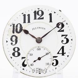 1923 Illinois 21 Ruby Jewel Bunn Speical RAILROAD Grade Pocket Watch Movement