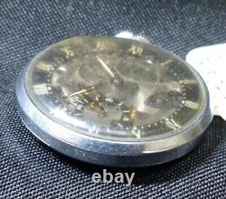 1939-40's Swiss Girard Perregaux & Co. Shell Special Skeleton pocket watch