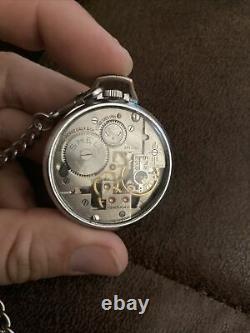 1939-40's Swiss Girard Perregaux & Co. Shell Special Skeleton pocket watch