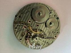 1948 Hamilton Railway Special 992B 21 Jewels Pocket Watch Movement Dial Hands