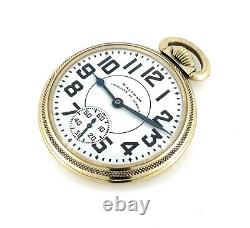 1948 Waltham Vanguard 23j 16s Railroad Grade Lever Set 10K GF Pocket Watch