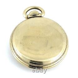 1948 Waltham Vanguard 23j 16s Railroad Grade Lever Set 10K GF Pocket Watch