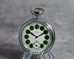 1970 Lépine Swiss Arnex Fired Enamel Unitas Cal. 6431 18,5 Pocket Watch