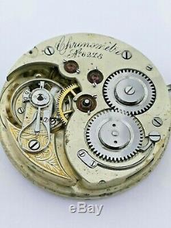 19th Century Swiss Detent Escapement Chronometer Pocket Watch Movement (R71)