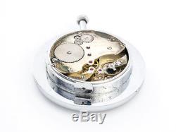 2 LONGINES sideral time pocket watch chronometer with 8 days movement, 1920s