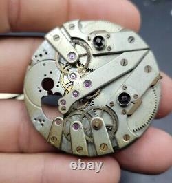 2 Large Quality Independent Seconds Two Train Chronograph Pocket Watch Movements