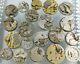 20 Swiss Pocket Watch Movement Lot For Parts Lot C977