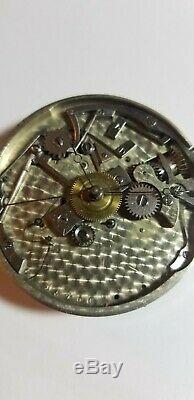 2Chronograph Pocket Watch Movements 1 working