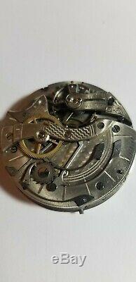 2Chronograph Pocket Watch Movements 1 working