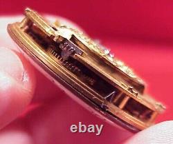 33mm MARCHAND FILS NO 6969 PARIS VERGE FUSEE POCKET WATCH MOVEMENT GOLD HANDS