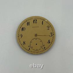 38.7mm Agassiz 21 Jewel Mechanical Pocket Watch Movement (Incomplete)