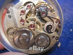 43mm Agassiz 21J OF pocket watch movement ticking