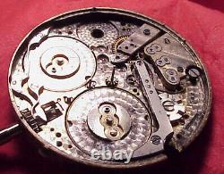 43mm LECOULTRE & CIE INDEPENDENT SECONDS 1/4 JUMP POCKET WATCH MOVEMENT