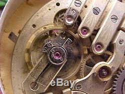 45.5mm James Nardin HC minute repeater movement to restore LeCoultre 32 jewels