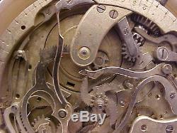 45.5mm James Nardin HC minute repeater movement to restore LeCoultre 32 jewels