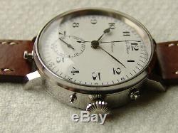 54mm LE PHARE CHRONOGRAPH REPEATER VINTAGE POCKET WATCH MOVEMENT 1900s