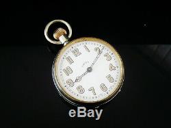 8 Day Large Pocket Watch with Unusual Type Movement, Maybe Hebdomas