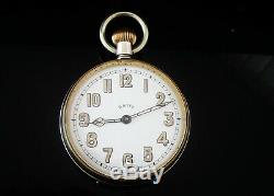 8 Day Large Pocket Watch with Unusual Type Movement, Maybe Hebdomas