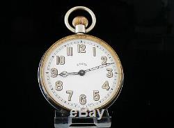 8 Day Large Pocket Watch with Unusual Type Movement, Maybe Hebdomas