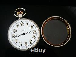 8 Day Large Pocket Watch with Unusual Type Movement, Maybe Hebdomas