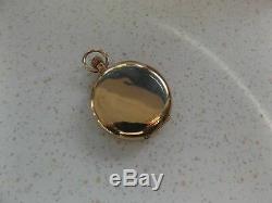 9ct Gold Stauffer Ladies Fob With Iwc Movement Pocket Watch