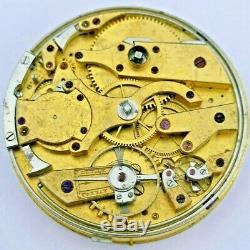 A. Golay Leresche Superb Repeater Pocket Watch Movement For Restoration (P61)