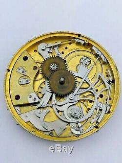 A. Golay Leresche Superb Repeater Pocket Watch Movement For Restoration (P61)